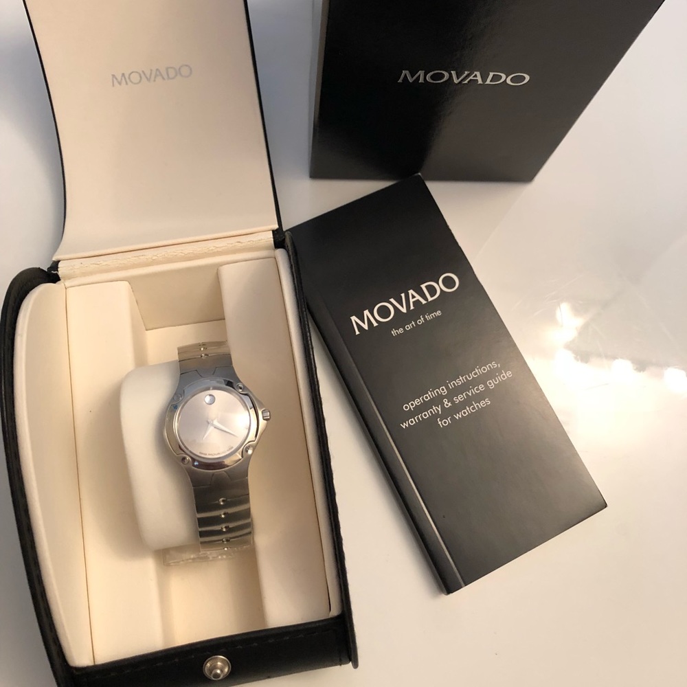 Movado Brushed Stainless Steel Women’s Watch